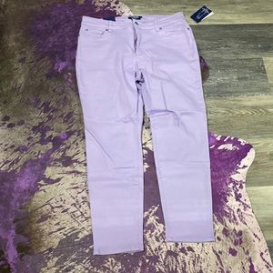 Lavender skinny jeans